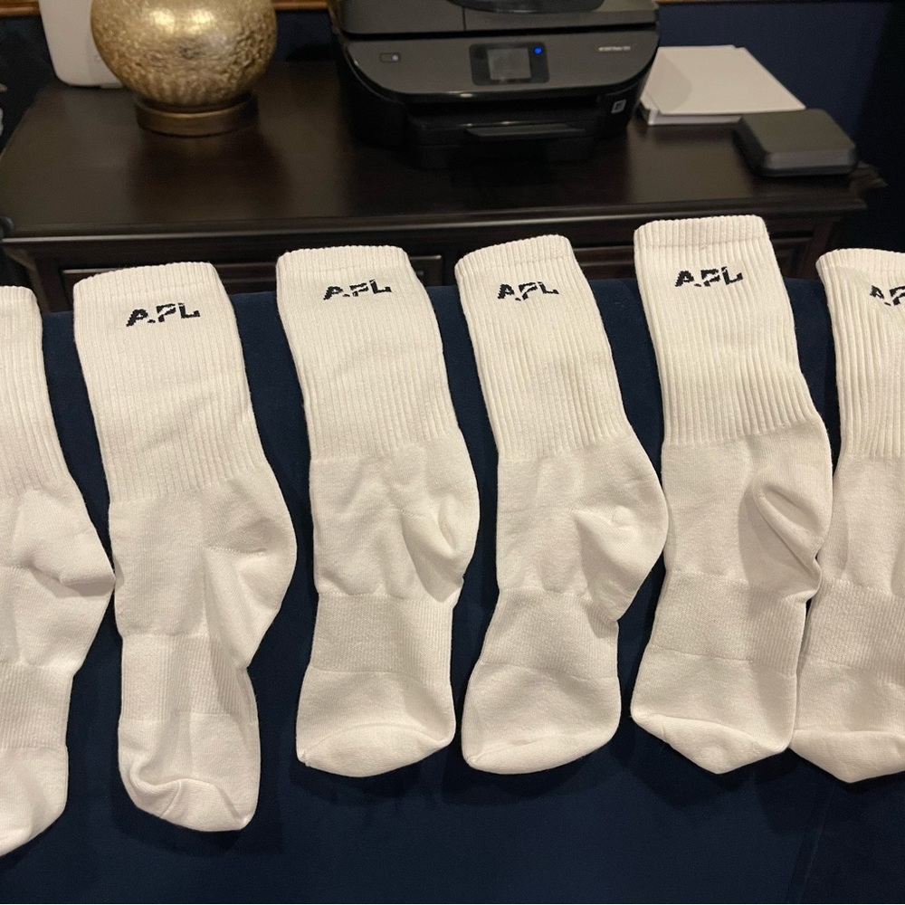 Never worn APL Socks, W- 4-10, 3 Pairs